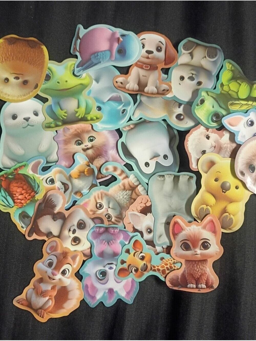 🌻 25 piece Cute Colorful Animal Sticker Set